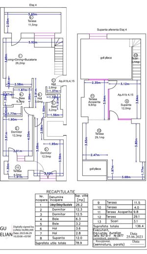 AP. 4 CAMERE 2 NIVELE, INCALZIRE PARDOSEALA, LOC PARCARE, COMISION 0% - imagine 11