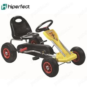 GO Kart cu pedale, 3-6 ani, Kinderauto A-05-1, roti Gonflabile - imagine 3