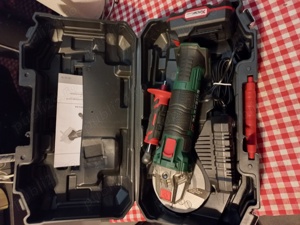 Flex polidisc Parkside cu acumulator si incarcator 20v