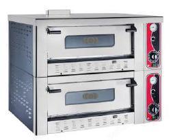 Cuptor pizza cu 1, 2 camere alimentare gaz retea si butelie si  electric