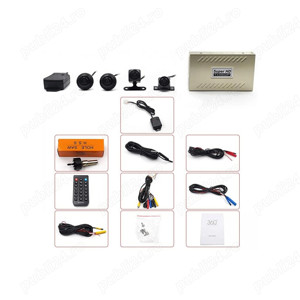 Kit sistem camere DVR 360, 3D cu 4 camere wide, vedere nocturnă, 1080P
