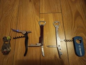 7 Desfacatoare de sticle foarte vechi Paris Eiffel Psd etc vintage colecție  - imagine 2