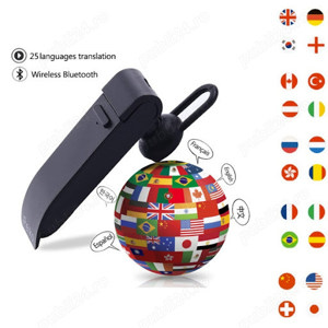 Casca bluetooth PEIKO pentru traduceri si apeluri