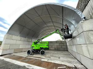 Cort container 10m x 12m pe containere de 40"