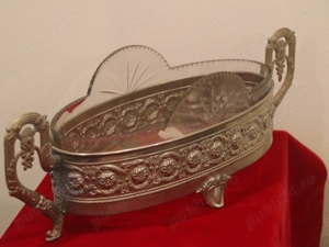 Fructiera argintata veche - imagine 2