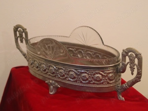 Fructiera argintata veche - imagine 4