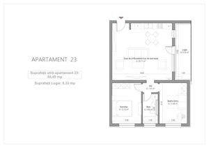 Apartament nou 3 camere de vanzare Ansamblu Rezidential - imagine 7