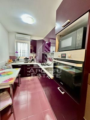 Apartament decomandat cu 2 camere, mobilat, zona centrala, Giroc - imagine 4