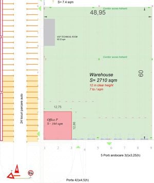 Hala industriala depozitare si productie la 2710 mp - imagine 6