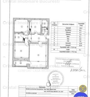 Apartament 3 camere, decomandat, zona Decebal - 2 min metrou Muncii - imagine 6