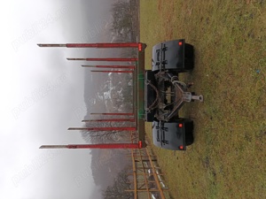 Remorca transport bușteni 