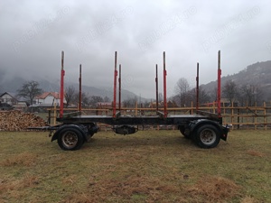 Remorca transport bușteni  - imagine 2