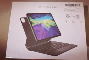 Husa cu tastatura de piele compatibila iPad generatia a 10-a 109, design suspendat magic, Bluetooth,