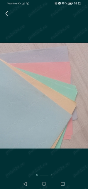 Coala hârtie a4 cu filigram Letea Bacău 100 ani aniversare foarte rara