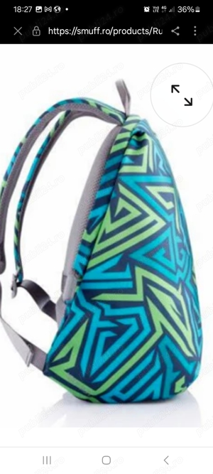 Rucsac antifurt Bobby soft abstract XD Design