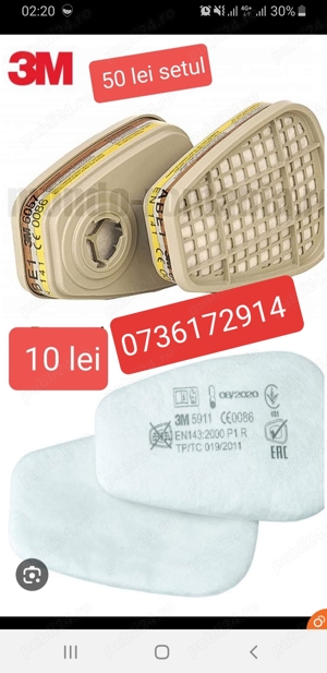 Filtre 3M carbon , prefiltre 3M protectie  filtre 