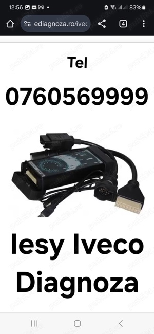  DIAGNOZA Iesy Eltrac iveco Tester Auto Profesional pentru gama IVECO DAYLY SI  CAMIOANE EASY