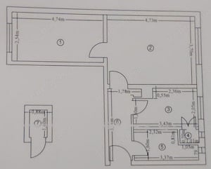 Apartament Central 2 Camere - imagine 4