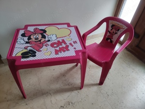 Masuta si scaunel copil - Minnie