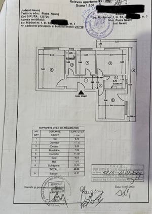 Apartament 3 camere, Mărăței, școala nr. 2, pret negociabil