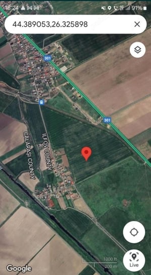 Lot 950m2 Tanganu, Cernica, Ilfov