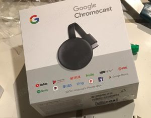 google chromecast 3,nou,sigilat in cutie