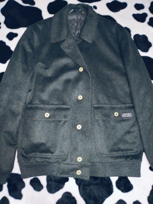 Vînd geacă originală din lînă Tirolo verde închis stupenda - imagine 2