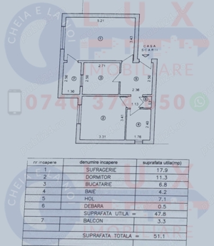 ID 2913 Apartament 2 camere pe Strada Podgoriilor - imagine 17