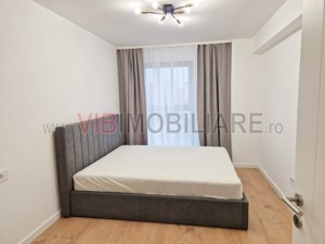 2 camere +birou + parcare subterana , mobilat lux, Straulesti - imagine 3