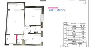 Apartament luminos, 2 camere, 45,35, B-dul Saturn - imagine 10