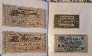 Bancnote Nemtesti Marci Germania Reichsbanknote 1900 1920 - imagine 3
