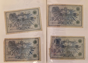 Bancnote Nemtesti Marci Germania Reichsbanknote 1900 1920 - imagine 2