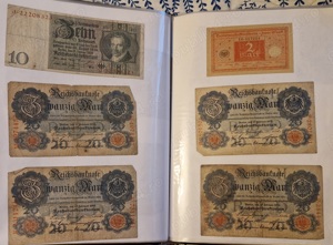 Bancnote Nemtesti Marci Germania Reichsbanknote 1900 1920 - imagine 4