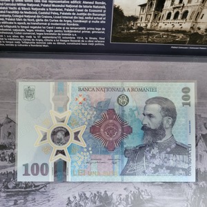 Bancnota 100 lei - Carol I (aniversara)