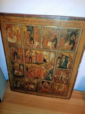 vând icoană rusească veche