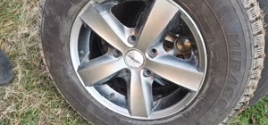 genti aluminiu cu anvelope de iarna