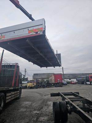  Bena platforma cu obloane + traversele din aluminiu, 6.5 t - 7.5 tone - imagine 2