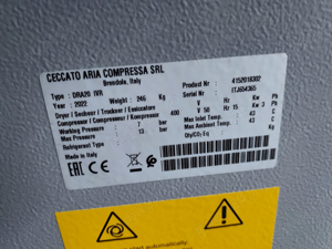 Compresor aer CECCATO cu surub pe postament - imagine 3