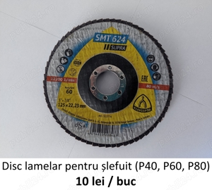 Discuri lamelare pentru șlefuire (Carbochim, Tyrolit, Klingspor)
