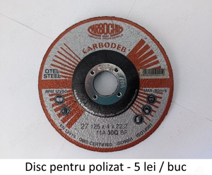 Discuri pentru polizat (Carbochim, Tyrolit, Klingspor, Bosch)