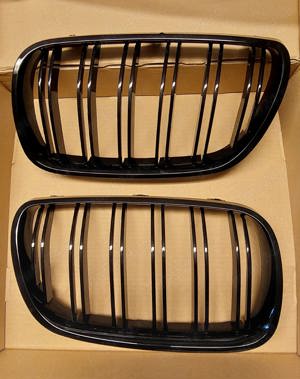 Grile Duble negru lucios Bmw X3 E83 Fl (2007 -2010) - imagine 4