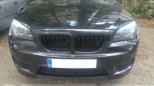 Grile negre lucios Bmw X1 E84 (2009-15) - imagine 2