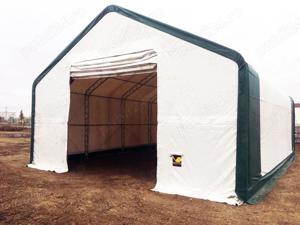 Cort depozitare tip casa cu structura dubla 9x12m, 9x18m