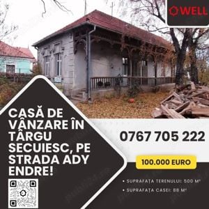 Casă de vânzare în Târgu Secuiesc, pe strada Ady Endre!