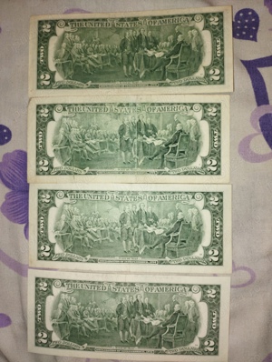 Bancnote 2 dolari USA