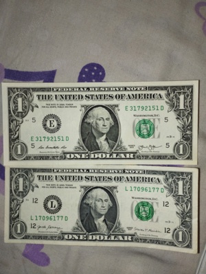 Bancnote 1 dolar USA