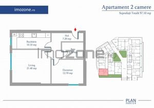 Apartament 2 Camere | 62 mp | Bloc Nou | Metrou Pacii / Preciziei | Militari - imagine 17