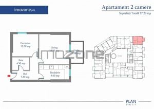 Apartament 2 Camere | 62 mp | Bloc Nou | Metrou Pacii / Preciziei | Militari - imagine 15