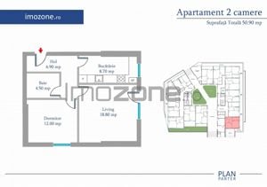 Apartament 2 Camere | 62 mp | Bloc Nou | Metrou Pacii / Preciziei | Militari - imagine 16