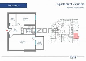 Apartament 2 Camere | 62 mp | Bloc Nou | Metrou Pacii / Preciziei | Militari - imagine 8